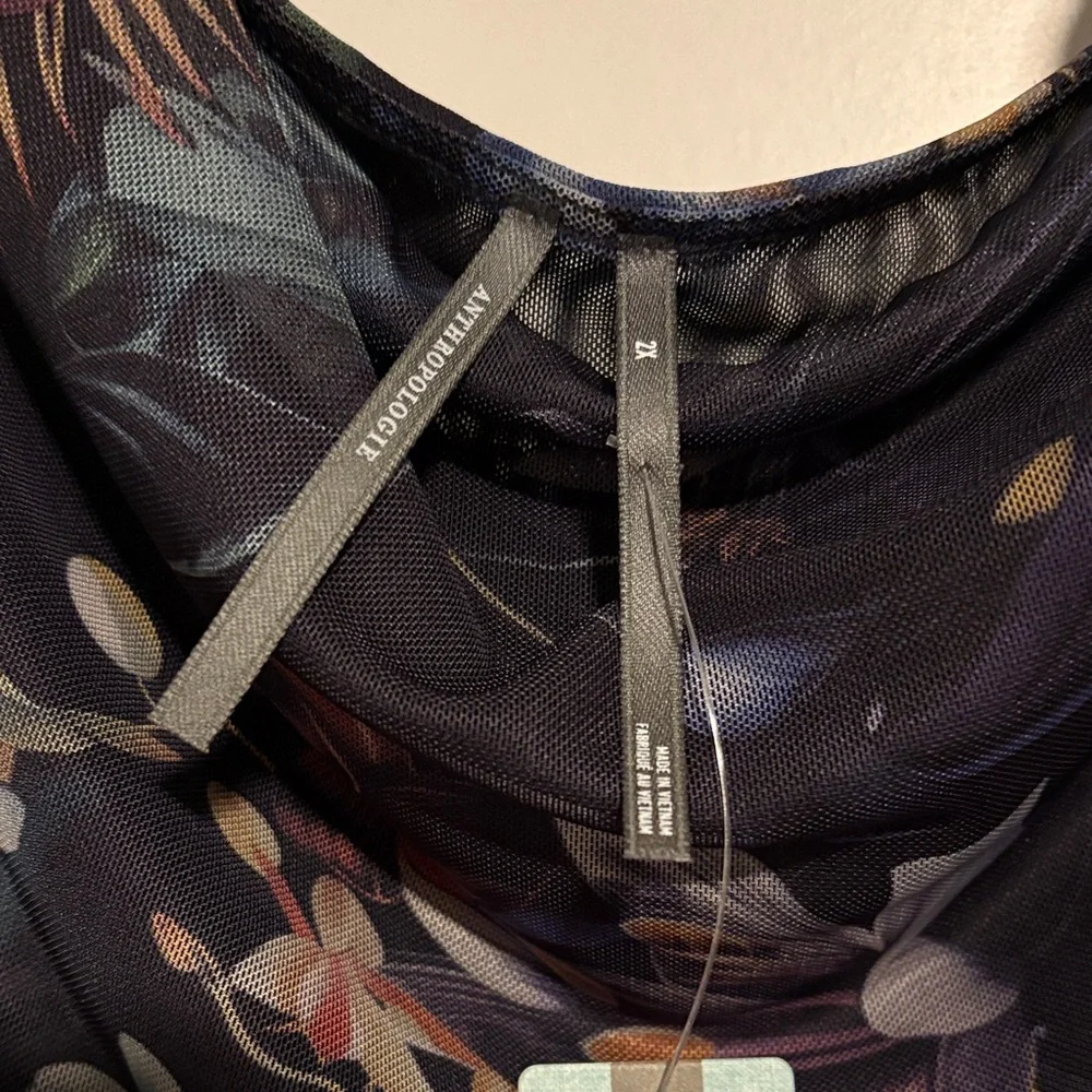 NWT Anthropologie Floral Sleeveless Top - Multicolor - Picture 3 of 5